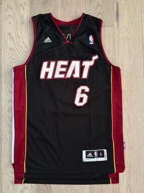 Adidas Miami Heat LeBron James #6 NBA Swingman Jersey